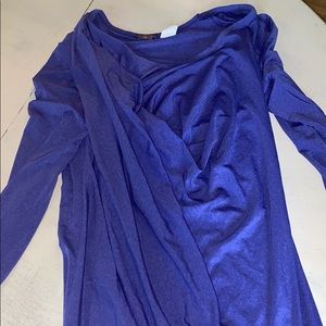 Merrell purple drapey workout top NWOT